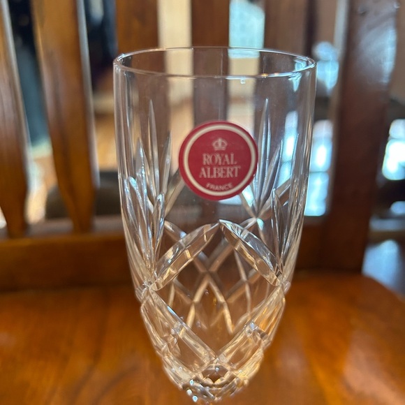 Royal Albert Ludlow Crystal Flutes Set/2 - Picture 10 of 12